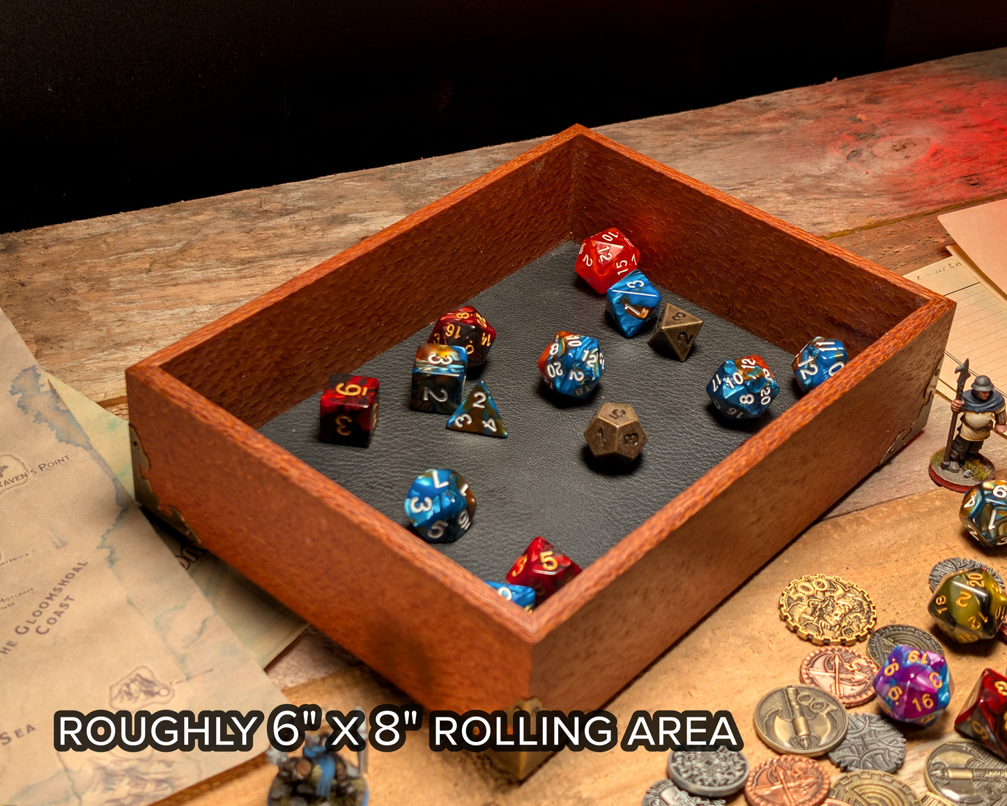 The Skirmisher – Mid-Sized Dice Tray for RPGs and Wargames
