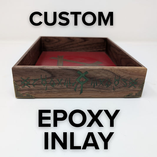 Add-On: Custom Epoxy Inlay for Your Order
