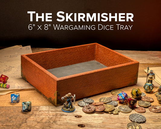 The Skirmisher – Mid-Sized Dice Tray for RPGs and Wargames